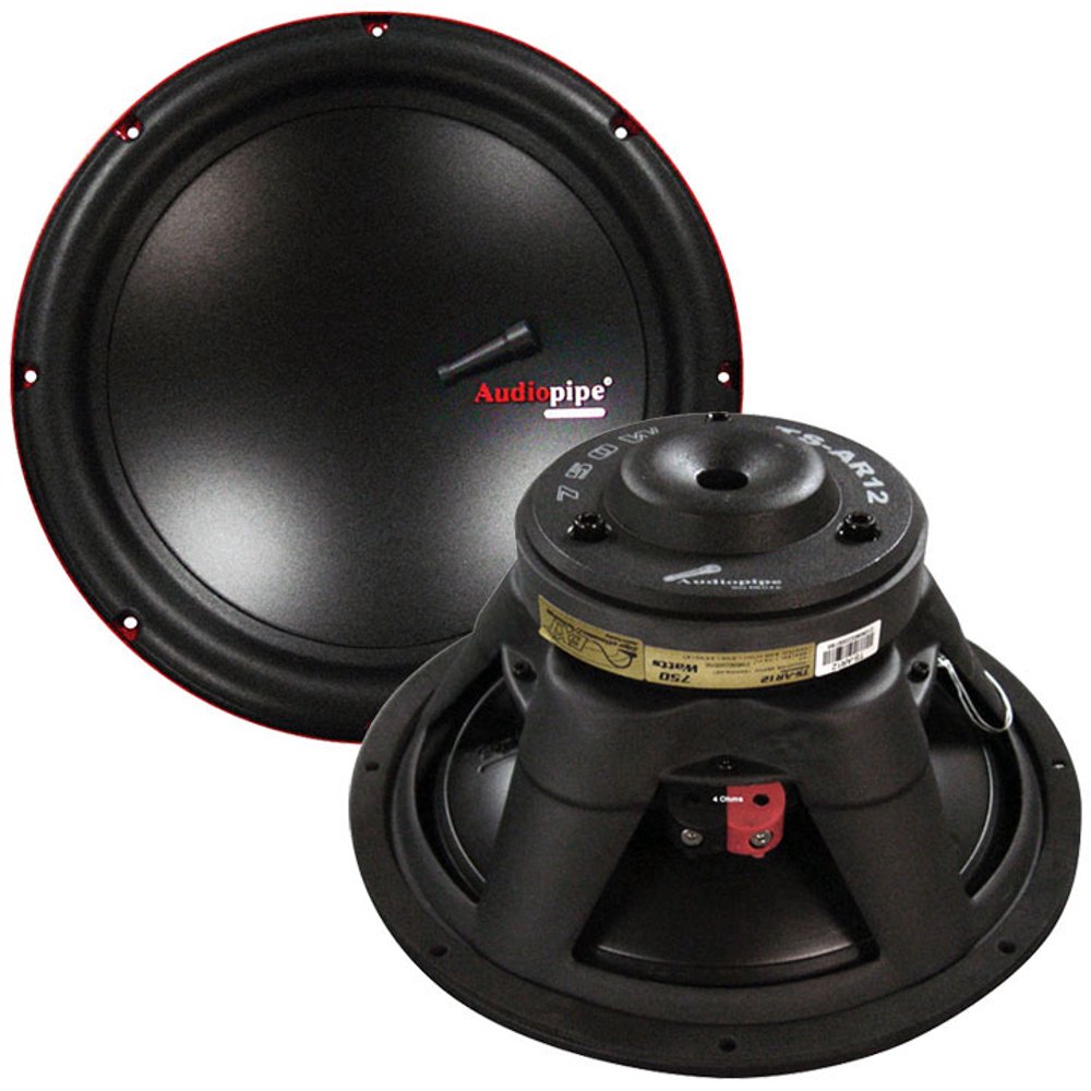NEW AUDIOPIPE TSAR12 12" 750W Car Audio Power Subwoofer Sub Woofer