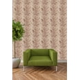 thumbnail image 2 of Dundee Deco Wallpaper Roll - Floral Dark Mauve, Tan, Beige Flowers on Tree, 21 in x 33 ft, 2 of 2