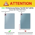 thumbnail image 2 of Funda de silicona Fintie para Samsung Galaxy Tab S6 10.5 2019, 2 of 9
