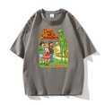 thumbnail image 4 of Don’T Talk To Strangers Print T-Shirt Street Breathable Alien Tshirt Fashion Loose Tees High Quality Cotton Clothes Men Women, 4 of 10
