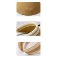 thumbnail image 5 of Caywon Women's Summer Sun Hat UV Protection Visor Hat Korean Style Travel Cool Hat Beach Knit Hat Cycling No Top Sun Cap Lightweight Breathable Outdoor Summer Accessory, 5 of 5