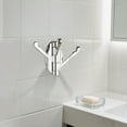 thumbnail image 4 of Rotating Towel Hook Metal Flexible Coat Hanger Wall Mounted Triple Swivel Arm Foldable Stainless Steel Hook for Bathroom RV Durable Space Saving Design, 4 of 8