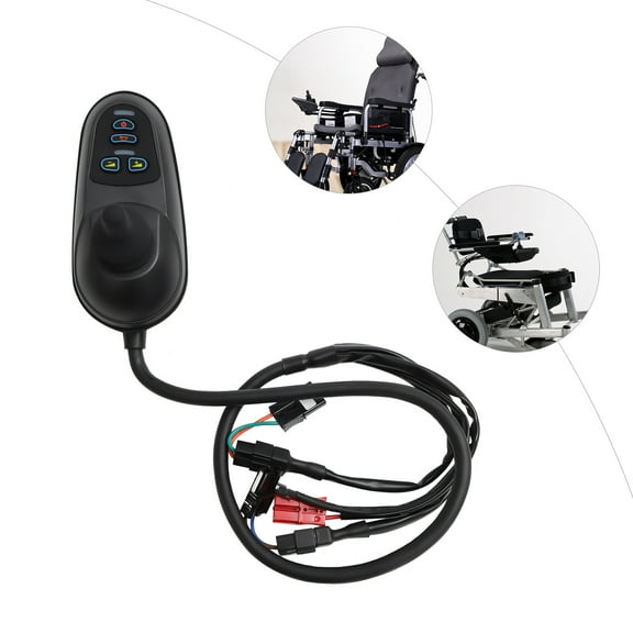 4 Keys Electric Power Wheelchair Controller Joystick Waterproof Part Accessories
