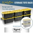 thumbnail image 2 of Koova Wall Mount Garage Tote Rack Storage System (1-Piece Add-On), 2 of 5