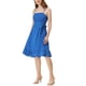 thumbnail image 4 of INSPIRE CHIC Vestido Midi de Verano sin Mangas con Tirantes Ajustables Boho Azul S, 4 of 4