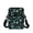 Butterfly & Fern Leaf Print, variant on Retro Autumn Floral Bouquets Pattern Crossbody Bag Stretch Polyester Crossbody Purse for Women, Zipper Lightweight Crossbody Bags