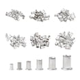 thumbnail image 1 of 20Pcs Flat Head Rivet Nut M3 M4 M5 M6 M8 M10 Aluminum Alloy Threaded Rivet Insert Nut Set Cap Rivet Nut, 1 of 3
