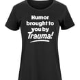 thumbnail image 3 of Instant Message - Humor Brought To You By Trauma - Women's Any Way Dress, 3 of 7