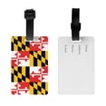 thumbnail image 2 of Flag Of Maryland Suitcase Travel Bag Labelsluggage Tag For Baggage Pvc Baggage Id Label Tag, 2 of 6