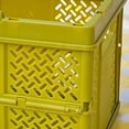 thumbnail image 5 of Cesta de compras plegable, cesta de picnic plegable, cesta de plástico plegable apilable, pequeña cesta de compras para comestibles, solución innovadora, 5 of 5