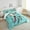 Cyan, variant on Erosebridal Sheep Skeleton Bedding King Comforter Set, Tribal Aztec Comforter Sets King Size, Western Reversible Down Comforter, Lightweight Bedroom Decor, 3 Pieces