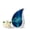 Bee-2, variant on VALERASH Bee Cremation Urn for Ashes for Women & Man Set of 1 Large & 4 Mini Drop Urn - Blue Teardrop Memorial Urns for Adult Male - 10 & 3 Inch