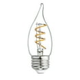 thumbnail image 2 of GE CAM E26 (Medium) Filament LED Bulb Warm Candle Light 25 Watt Equivalence 1 pk, 2 of 2