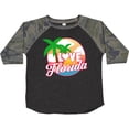 thumbnail image 3 of Inktastic I Love Florida with Ocean and Palm Trees Boys or Girls Toddler T-Shirt, 3 of 5