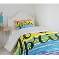thumbnail image 4 of Ambesonne Pride Quilted Bedspread Set 2 Pcs, Got Pride Sketchy Art, Twin Size, Multicolor, 4 of 6