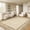Linen Beige, variant on TEREDNAT 2'x6' Bordered Polyester Area Rug Machine Washable Non Slip Low Pile Modern Floor Carpet For Living Room, Green