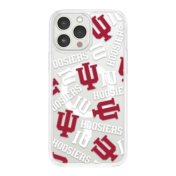 Indianna Hoosiers HD Phone Case Compatible with MagSafe Apple iPhone 11 (Scattered) by Affinity Bands