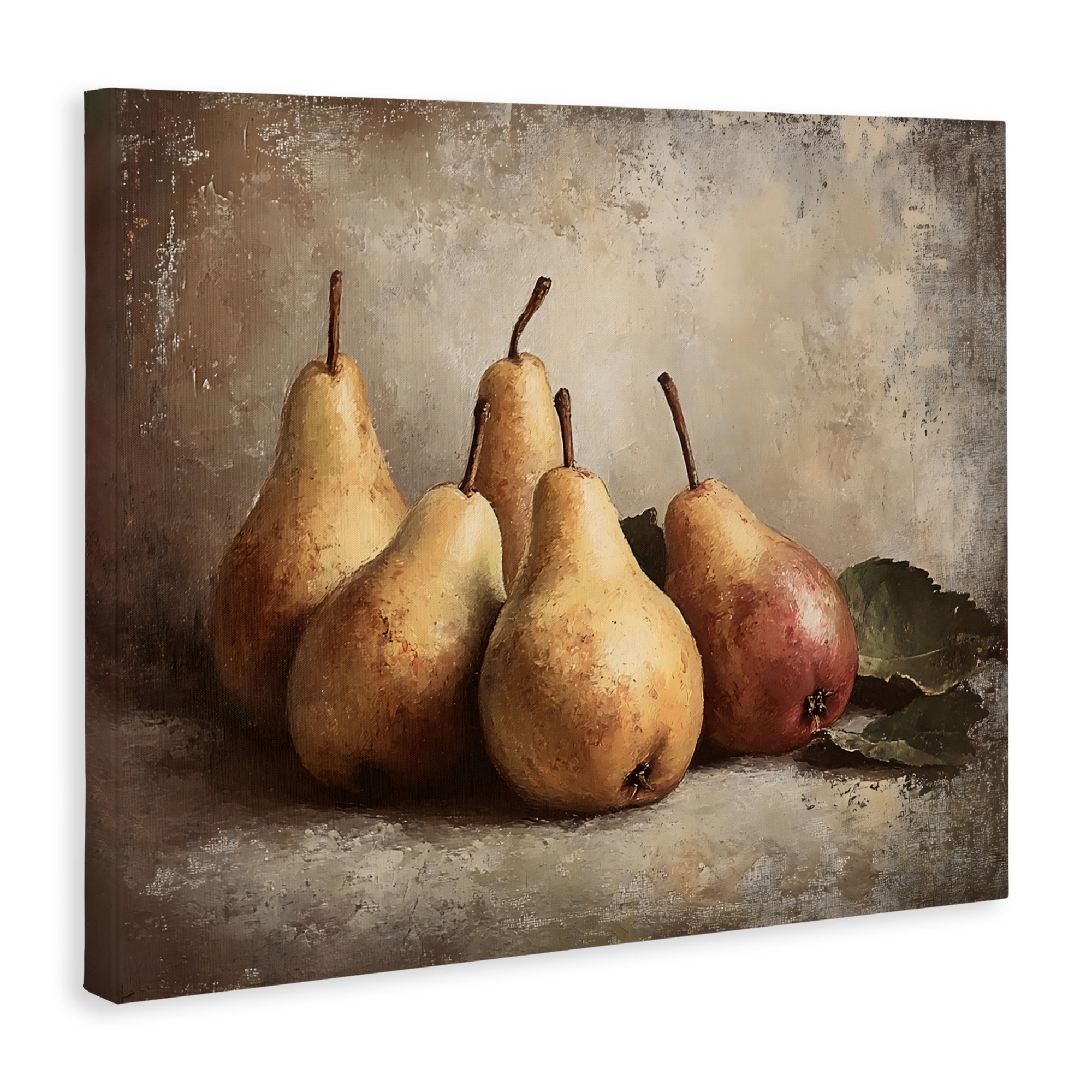 Stupell Industries Neutral Pear Still Life Canvas Wall Art, design by Franklyn Gregory