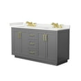 thumbnail image 3 of Wyndham Collection Wcf292960d-Qtz-Us3mxx Miranda 60" Free Standing Double Basin Vanity Set, 3 of 7