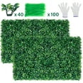 thumbnail image 5 of BSHAPPLUS® 12 PCS 24"x16" Artificial Boxwood Panels, Boxwood Hedge Wall Panels, Artificial Grass Backdrop Wall 2", Privacy Hedge Screen UV Protected for Outdoor Indoor Garden Fence Backyard, 5 of 13
