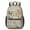 Beige Pattern, variant on Boston Terrier and Dog Paw Print Blue 17" School Backpacks for Teens,Waterproof Oxford Fabric,S-Shape Padded Straps for School,Travel,Hiking,Camping