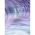 thumbnail image 2 of Franklin 19x24 White Modern Wood Framed Museum Art Print Titled - Movement IV Purple, 2 of 4