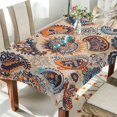 thumbnail image 4 of ALAZA Boho Ethnic Bohemian Indian Mandala Rectangle Tablecloth Tablecover Dinning Table Cloth 60"x90", 4 of 8