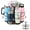 Brown, variant on Water Bottle Organizer for Stanley&Yeti, Rotating Stanley Cup Organizer Holder with 6 Slots for 20-40oz, Tumbler Holder Organizer, Stanley Cup Accessories (Black)