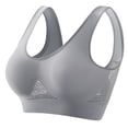thumbnail image 7 of Womens Sports Bras Seamless Sports Bra Wirefree Yoga Bra With Removable Pads Sports Bras for Women Multicolor4 L, 7 of 7