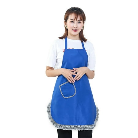 

FaLX Solid Color Unisex Neck Strap Design Sleeveless Apron Kitchen Cooking Supplies