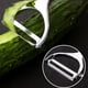 thumbnail image 2 of Pelador de piel, pelador de verduras multifuncional de acero inoxidable, pelador de patatas para el hogar, cuchillo pelador, cuchillo de fruta de cocina, artefacto, 2 of 5