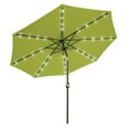 thumbnail image 2 of Trademark Innovations 9 ft. Deluxe Solar Powered LED Steel Lighted Patio Umbrella with Tilt, 2 of 11