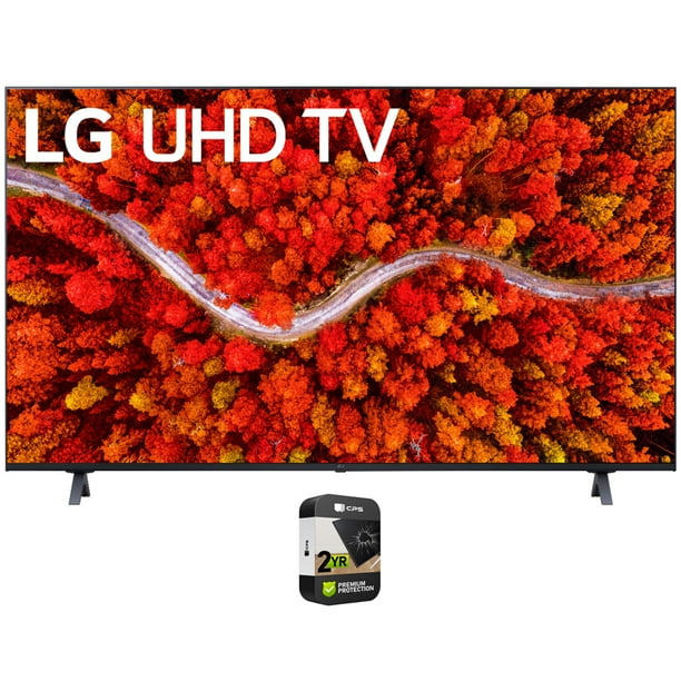 LG 65UP8000PUA 65 Inch 4K UHD Smart webOS TV (2021) Bundle with Premium