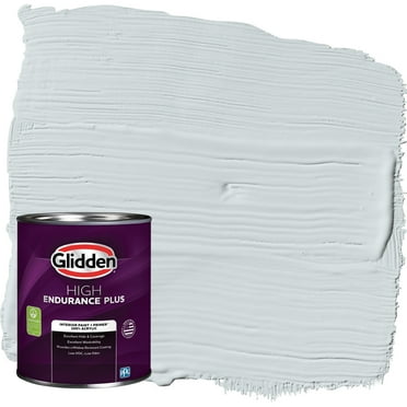 Glidden HEP Interior Paint   Primer Tinsel / Gray, Semi-Gloss, 1 Quart