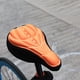 thumbnail image 4 of Funda de asiento de sillín de bicicleta Cojín de alfombrilla cómodo para bicicleta de carretera de montaña (naranja), 4 of 6