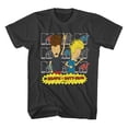 thumbnail image 1 of Beavis And Butt-Head Logos Smoke Adult T-Shirt 2Xl, 1 of 2