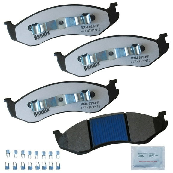 Disc Brake Pad Set Fits select: 1997-2006 JEEP WRANGLER / TJ, 1990-1995 JEEP WRANGLER / YJ
