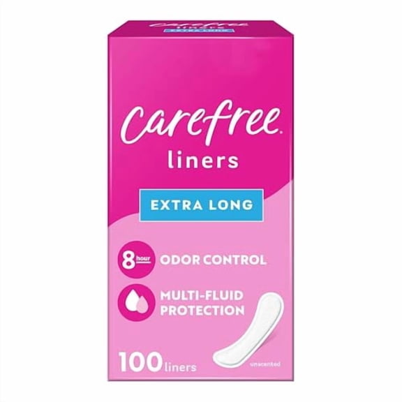 Carefree Acti fresh Flat Liner XL, 100 Ea..