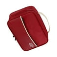 thumbnail image 2 of QualitChoice Portable Camera Charging Cable Case Protection Carrying Bag Mouse Storage Bags Electronics Organizer for Outdoor Travel Wine Red, 2 of 6