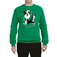 thumbnail image 2 of If It's Not a Border Collie It's Just a Dog Gift | Mens Dog Lover Crewneck Graphic Sweatshirt, Kelly, X-Large, 2 of 3