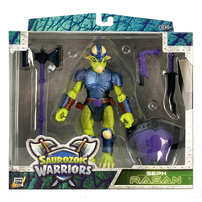 Boss Fight Studio Saurozoic Warrior Seph Rasan Futuristic, Armored