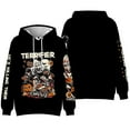 thumbnail image 5 of Terrifier Hoodie Halloween Horror Movie Merch For Women/Men Fashion Hip Hop Sweatshirt Scary Style Streetwear, 5 of 6