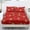Cute Reindeer Holly Red, variant on COEQINE Twin Size Sheet Set Soft Wrinkle Free 3 Pieces Bed Sheets Set with Deep Pocket Bedsheet & Pillowcases for Christmas Home Decor, Cute Reindeer Pink
