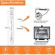 thumbnail image 2 of 6-pack r7s halogen lamp 118mm 230w warm white floodlight j118, 2 of 5