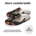 thumbnail image 6 of Rateoe Heart Guinea Pig Couple Print Women's Men's Cotton Knit Slippers Lightweight Memory Foam Indoor House Shoes with Anti-Skid Sole-42/43, 6 of 7