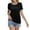 Black, variant on Lumivie Cute Tops For Women Summer Beachy Workout Tshirts Shirts For Women Long Women Blouses Summer Cute T Shirts For Women Plus Size Graphic