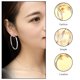thumbnail image 5 of 1pair Simple Circle Pendientes Creative Fashion Ear Cadenas Mujeres Joyerías Silver, 5 of 6
