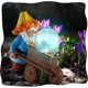 thumbnail image 1 of SZTXJ Garden Gnome Ornaments Solar Power Outdoor Decoration Gnome Statue Figurine Waterproof Solar Light Garden Gnome Sculpture Gifts for Patio Lawn Y, 1 of 5