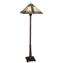 Meyda Tiffany 231089 Nevada Mission 2 Light 66" Tall Buffet Floor Lamp - MultiColor