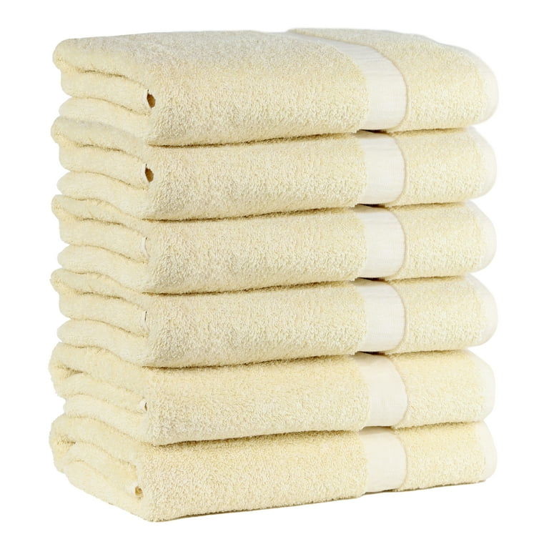 TreeWool, 6 Piece Luxury Bathroom Towel Set (Ivory) 600 GSM Supreme So –  Queenzliving